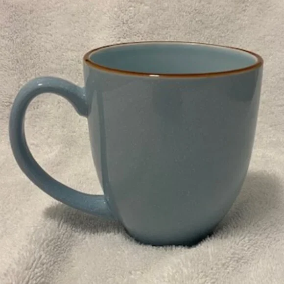 Salty Dog Cafe Mug, Hilton Head Island SC, Blue with brown rim - Picture 2 of 5